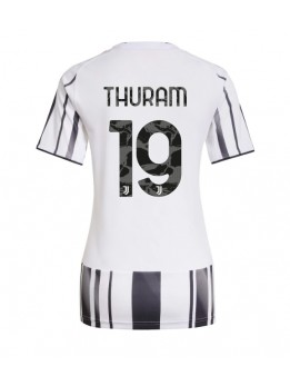 Billige Juventus Khephren Thuram #19 Hjemmedrakt Dame 2025-26 Kortermet